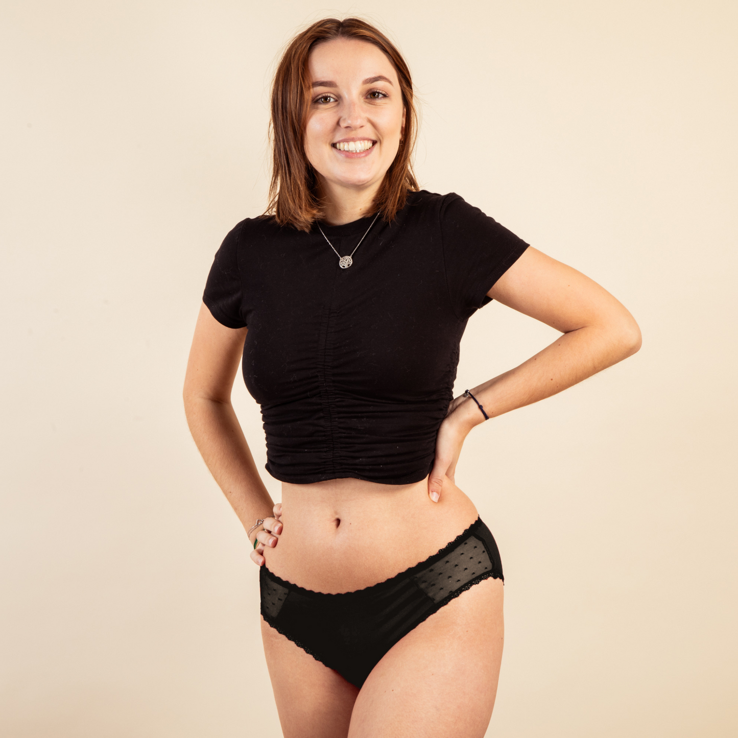 Pack Culotté : 5 Manon + 5 Nina beiges (sans coutures) Offertes