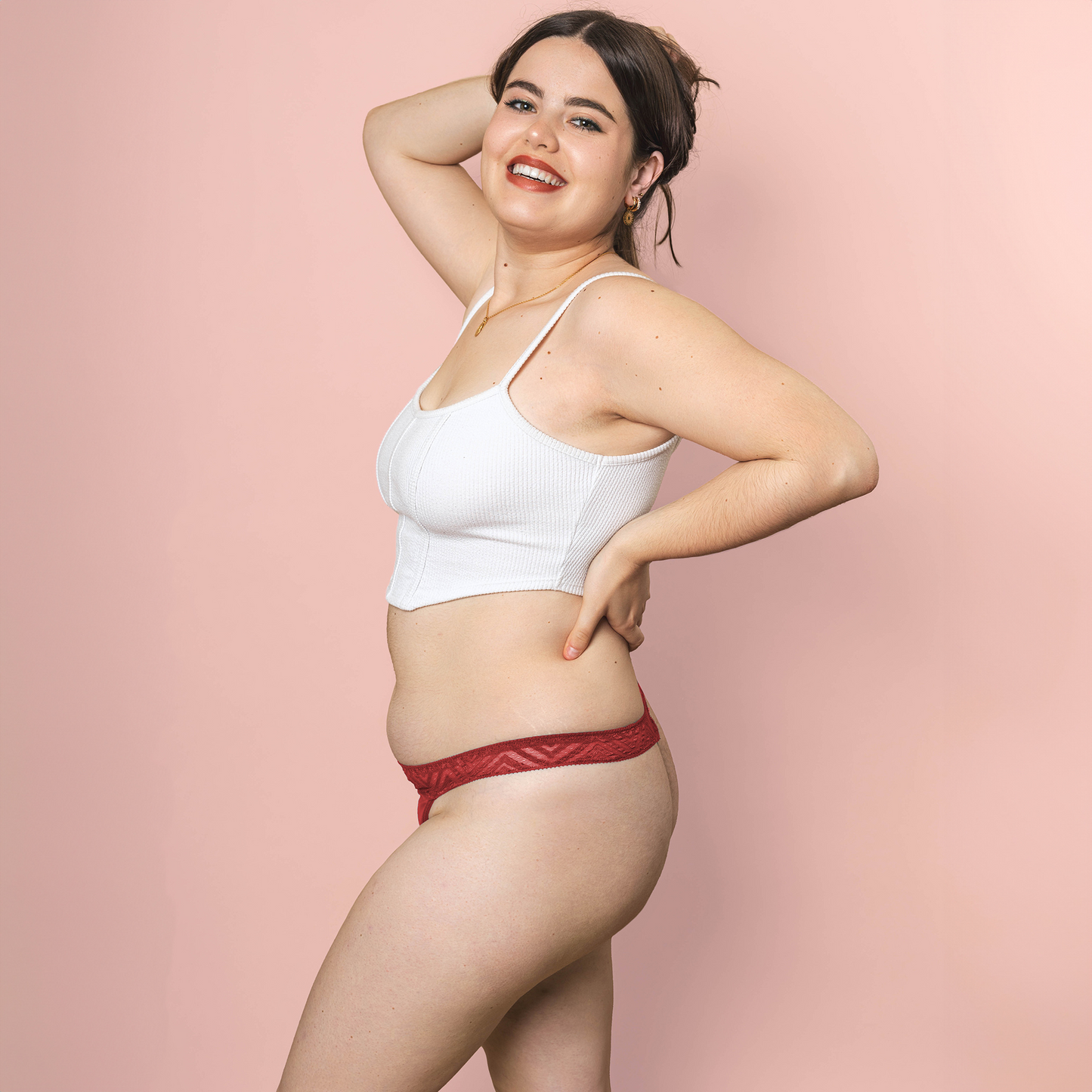 Pack Tanga : 5 Laura - 5 Marine rouges