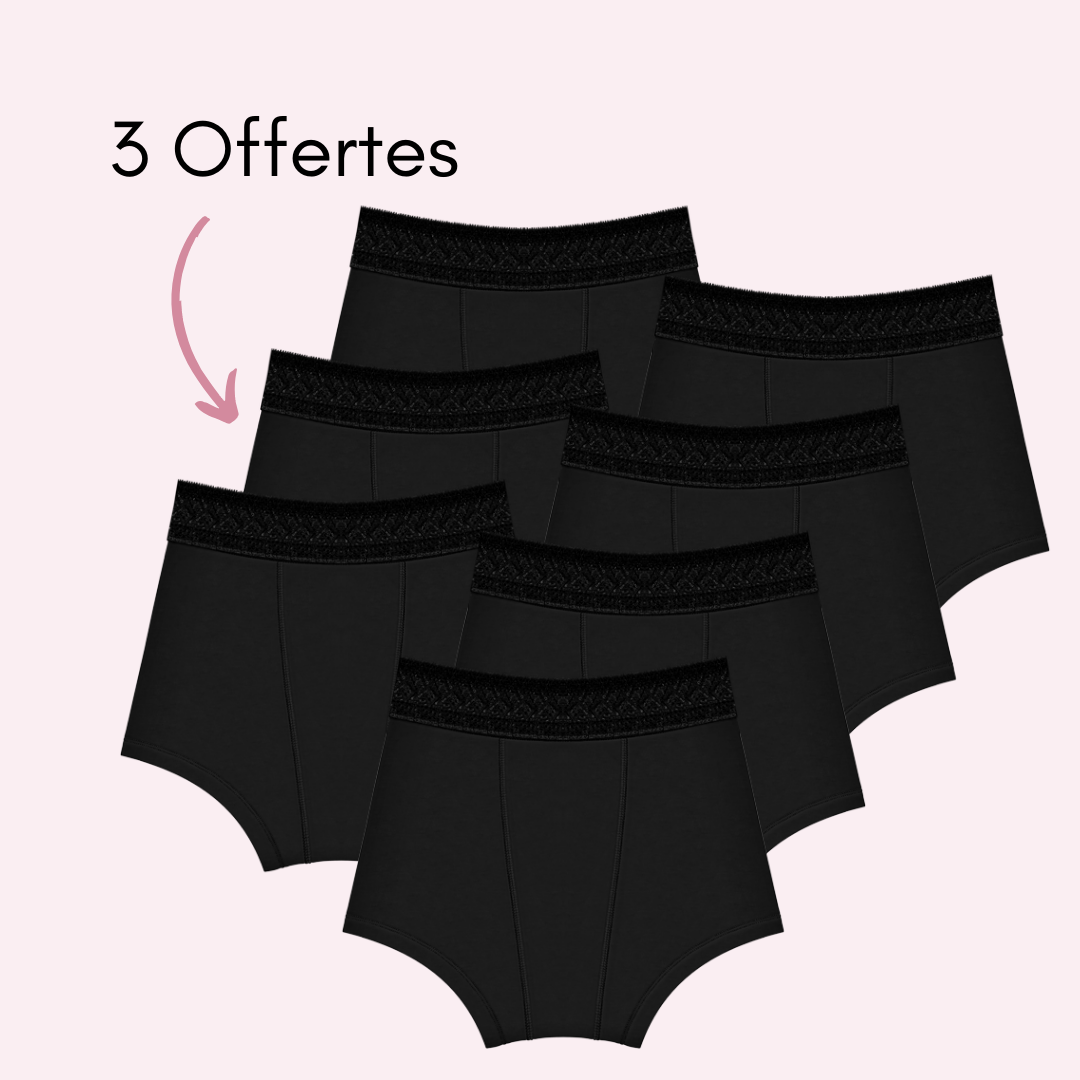 Boxer menstruel alexia pack x7