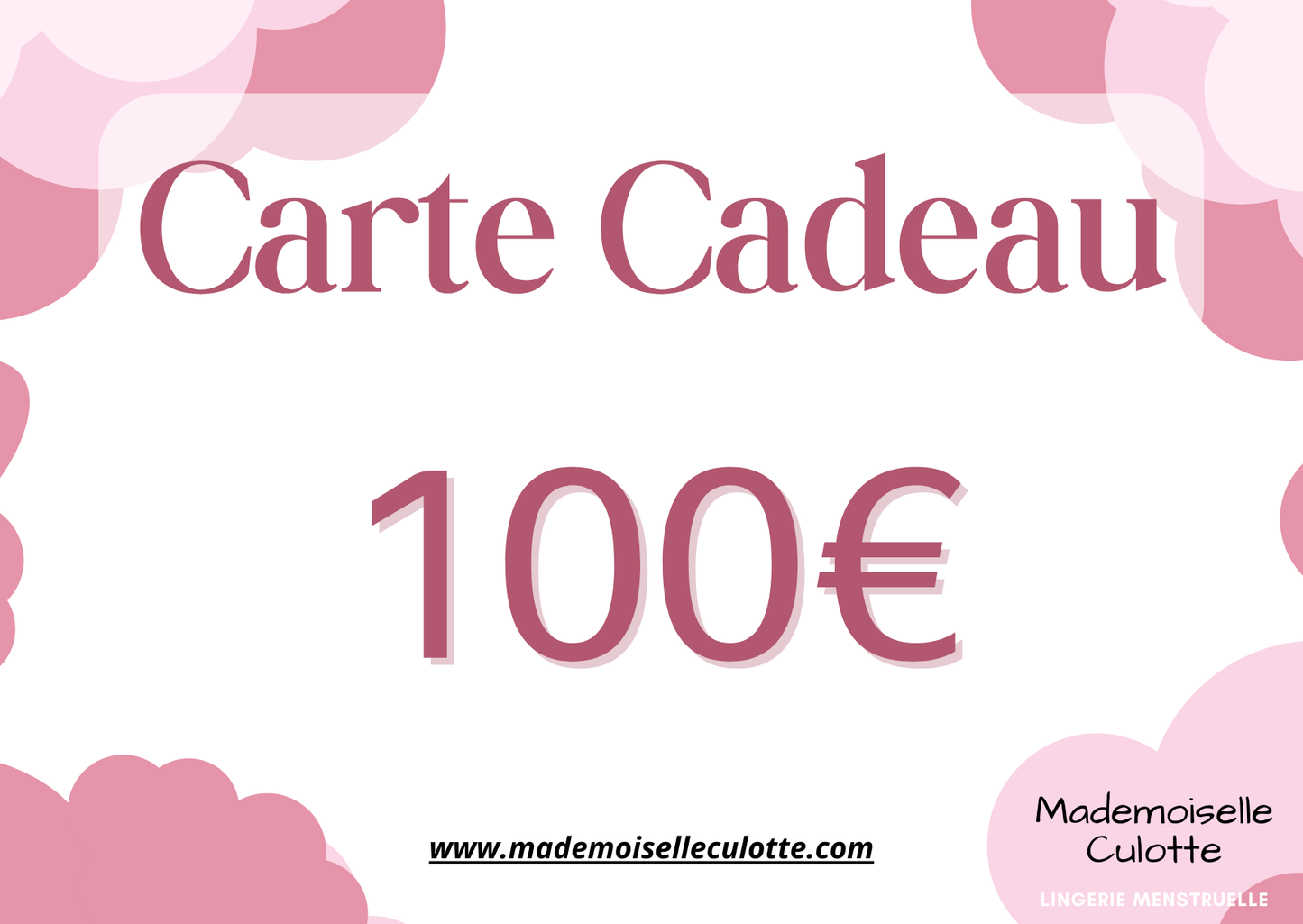 carte cadeau 100€