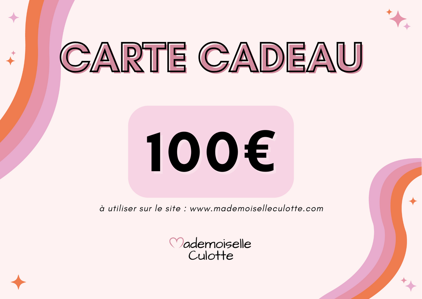 Carte cadeau 100€