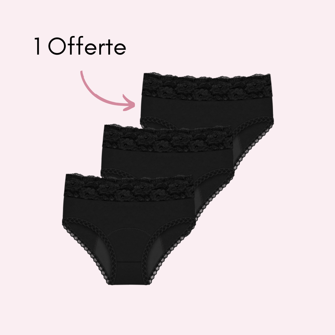 Culotte menstruelle Chloé pack x3