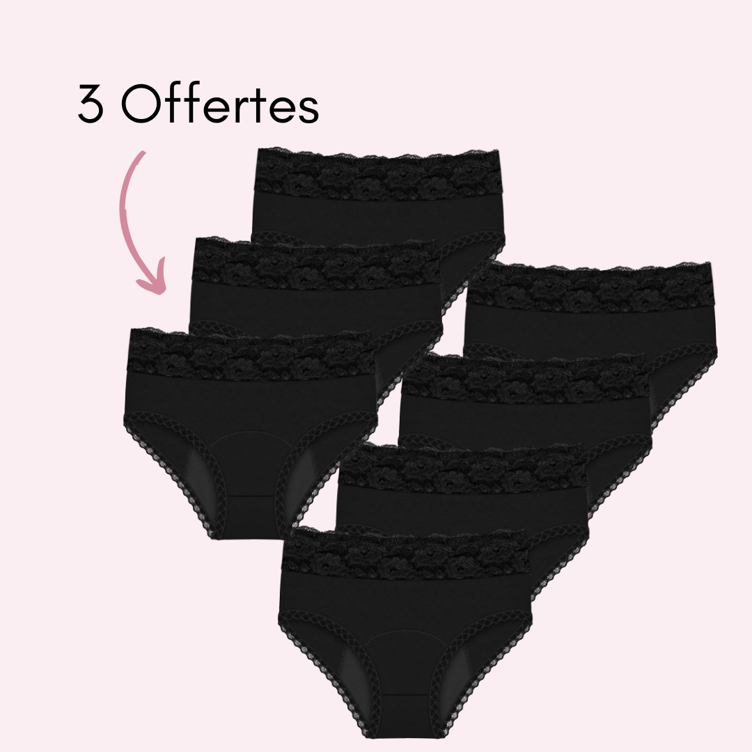Culotte menstruelle Chloé pack x7