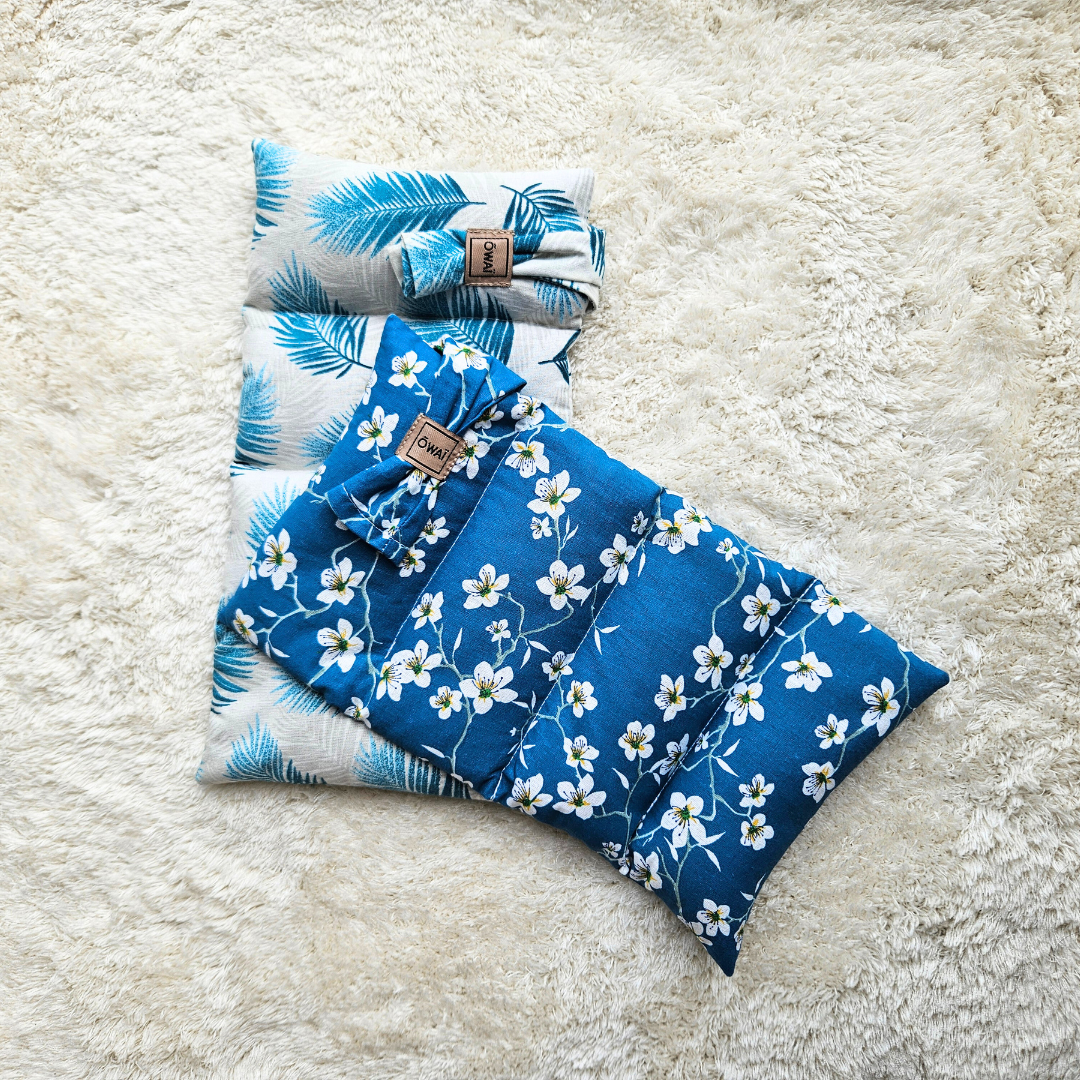 bouillotte florale et palmier