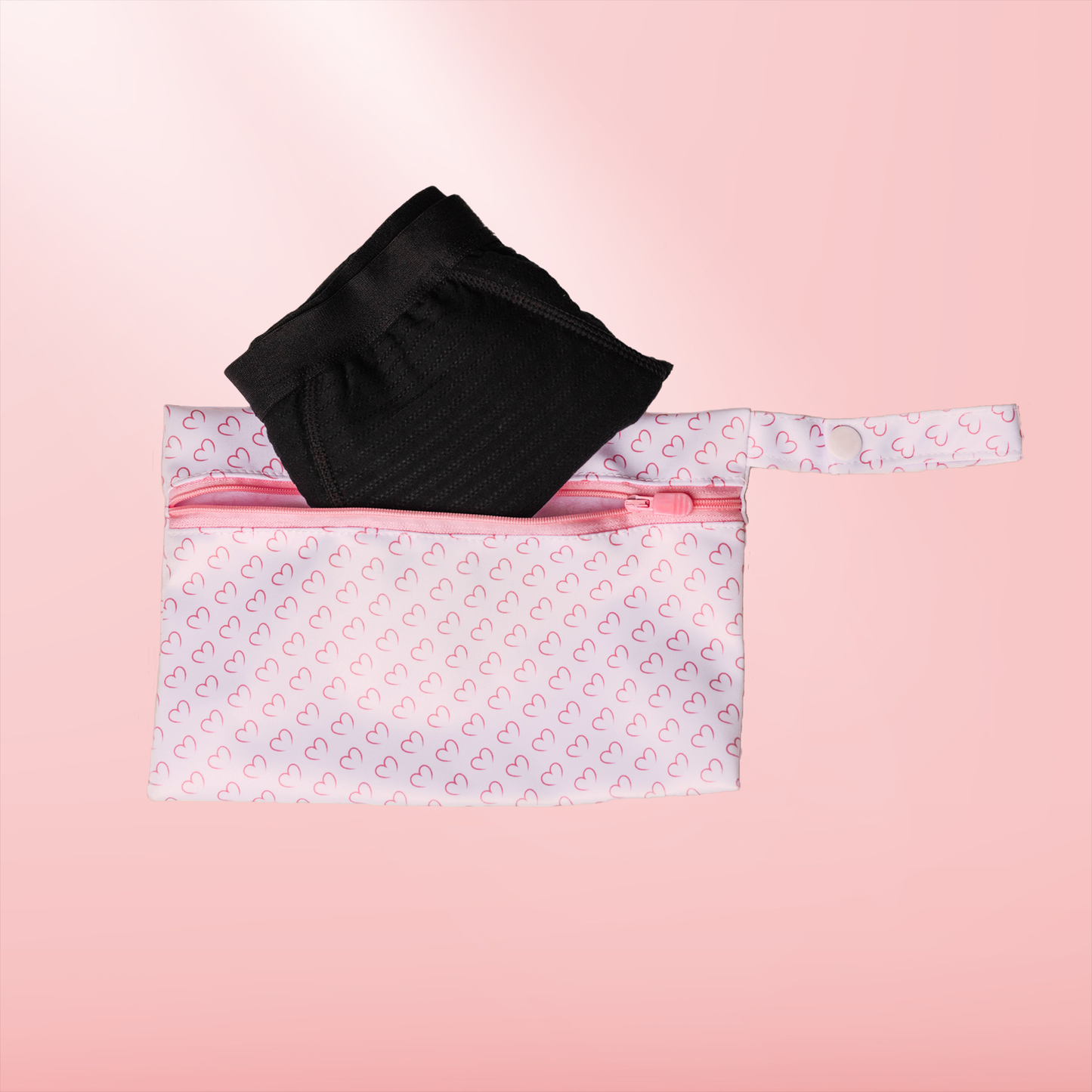 Pochette imperméable coeur (grande taille)