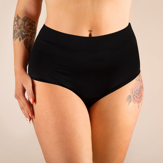 maillot de bain menstruel Eléonore noir face