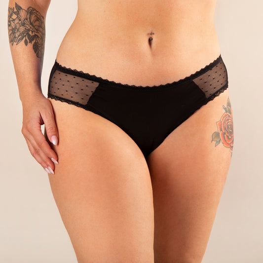 culotte menstruelle manon noir face