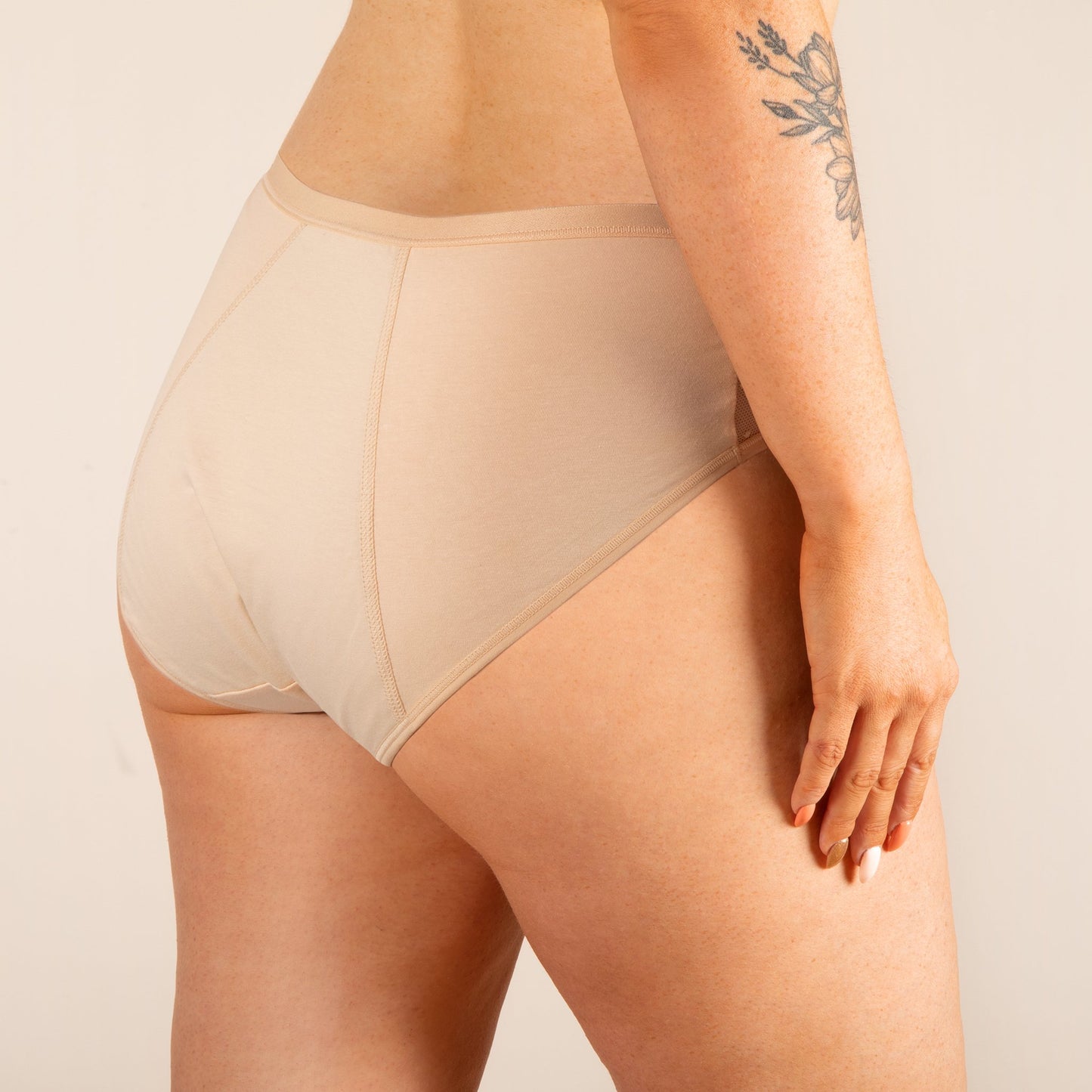 culotte menstruelle elena beige dos