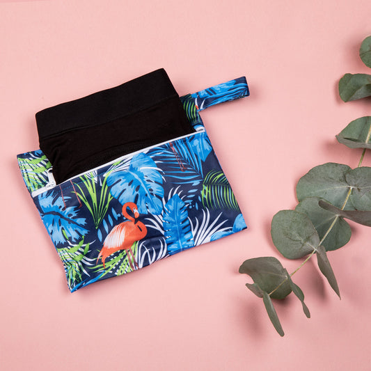 pochette imperméable flamand rose