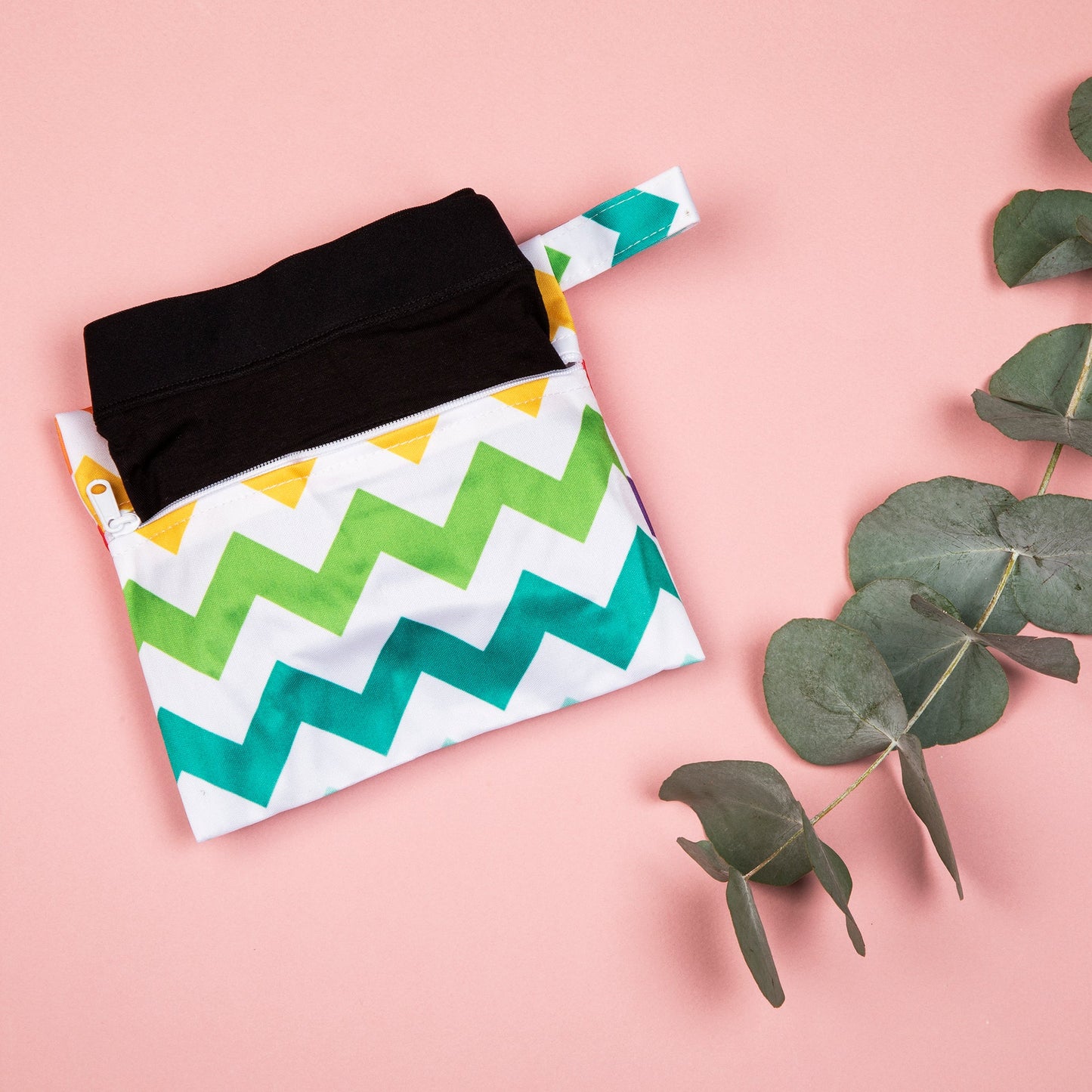 pochette imperméable zig zag