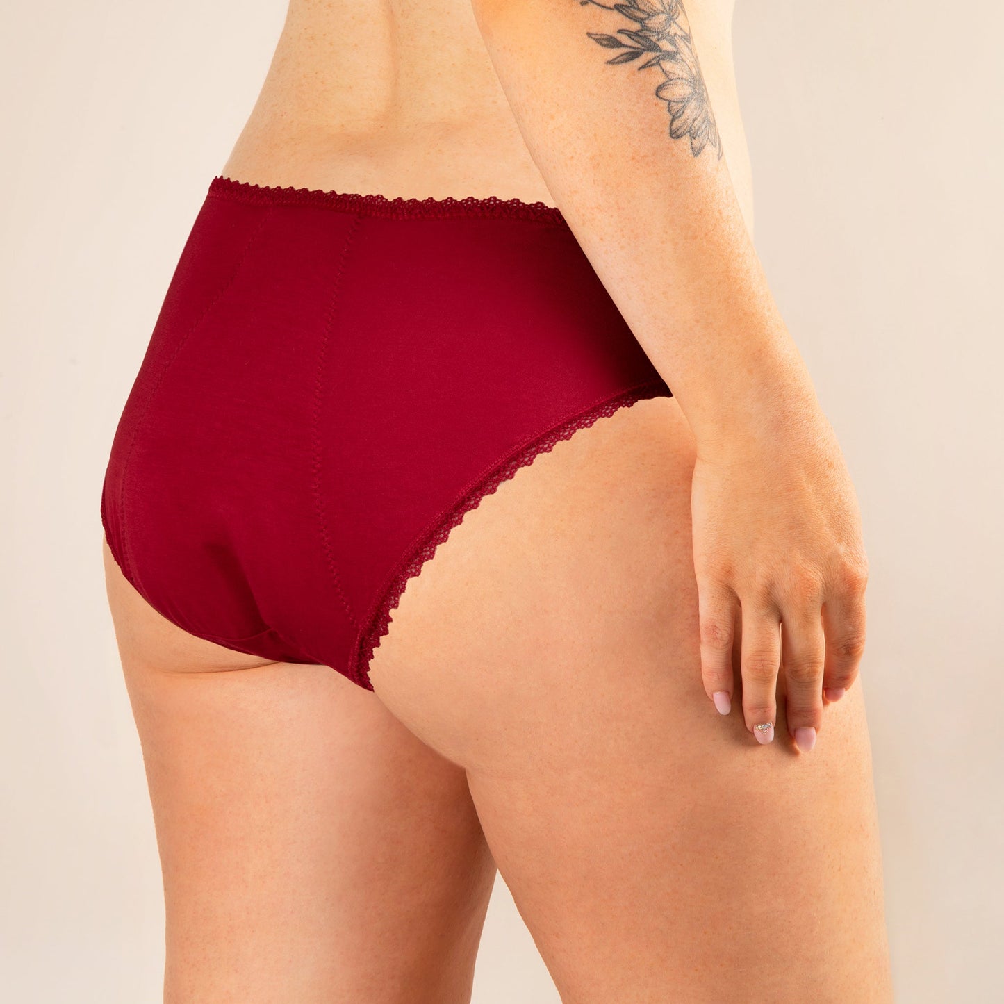 culotte menstruelle manon rouge dos