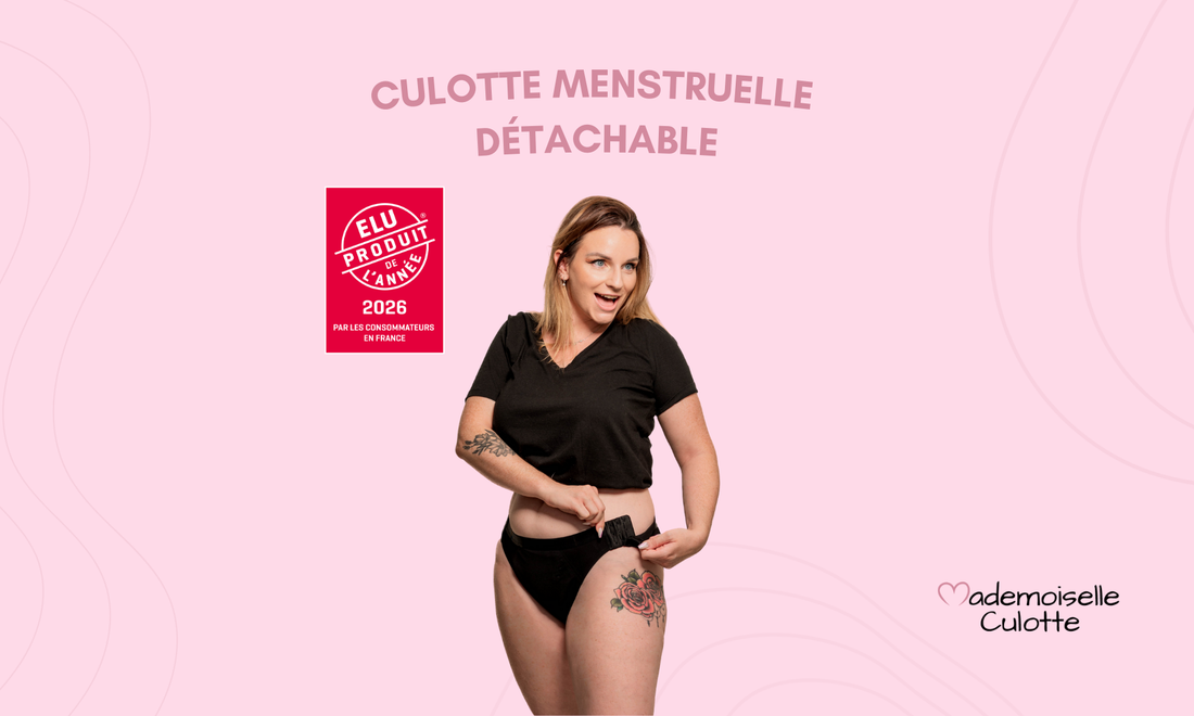 Culotte menstruelle détachable