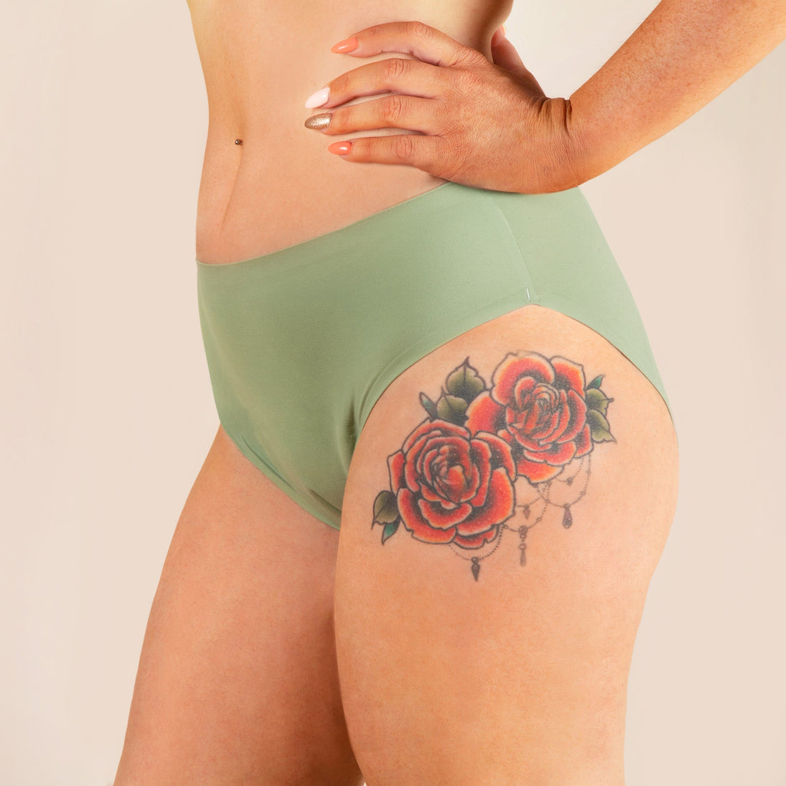 Culotte menstruelle Nina verte