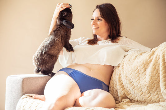 Culotte menstruelle Bleue