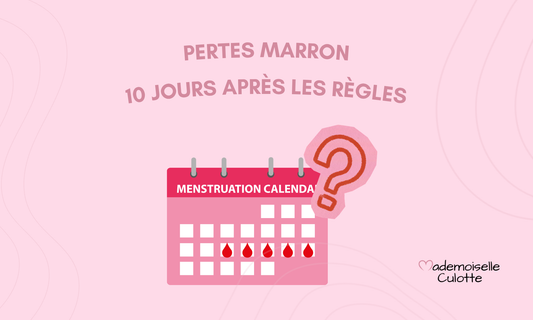 pertes marron après règles