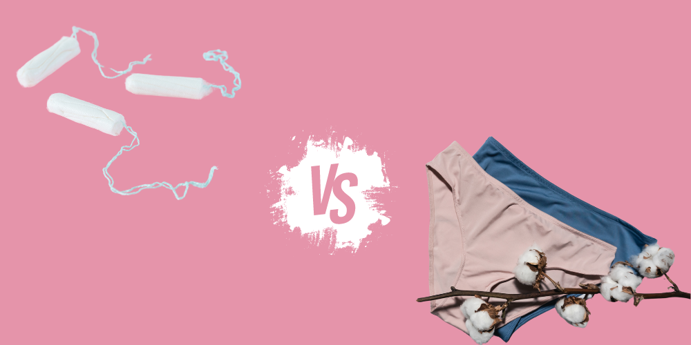 Culotte menstruelle vs tampon - Le match