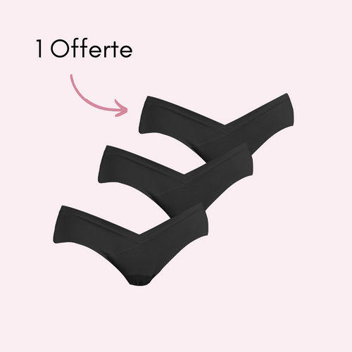 Noir 2 pièces + 1 OFFERTE