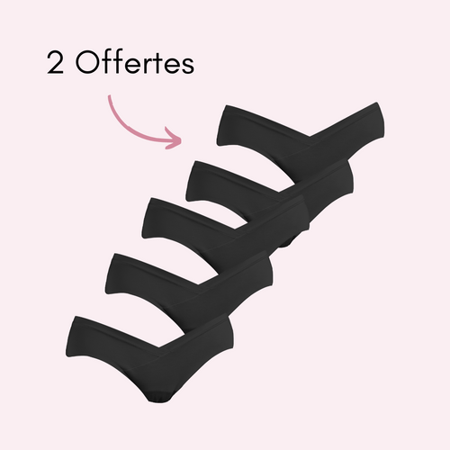 Noir 3 pièces + 2 OFFERTES