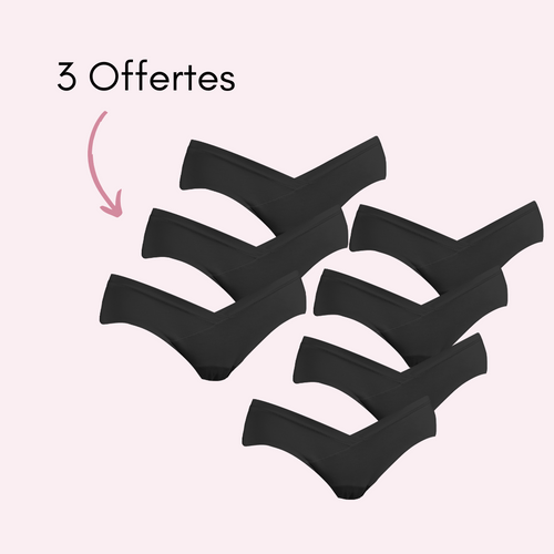 Noir 4 pièces + 3 OFFERTES