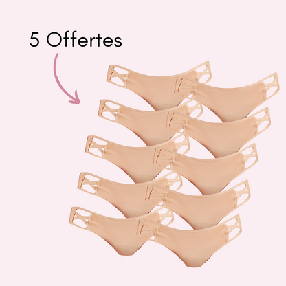 Culotte menstruelle Doriane beige pack x10