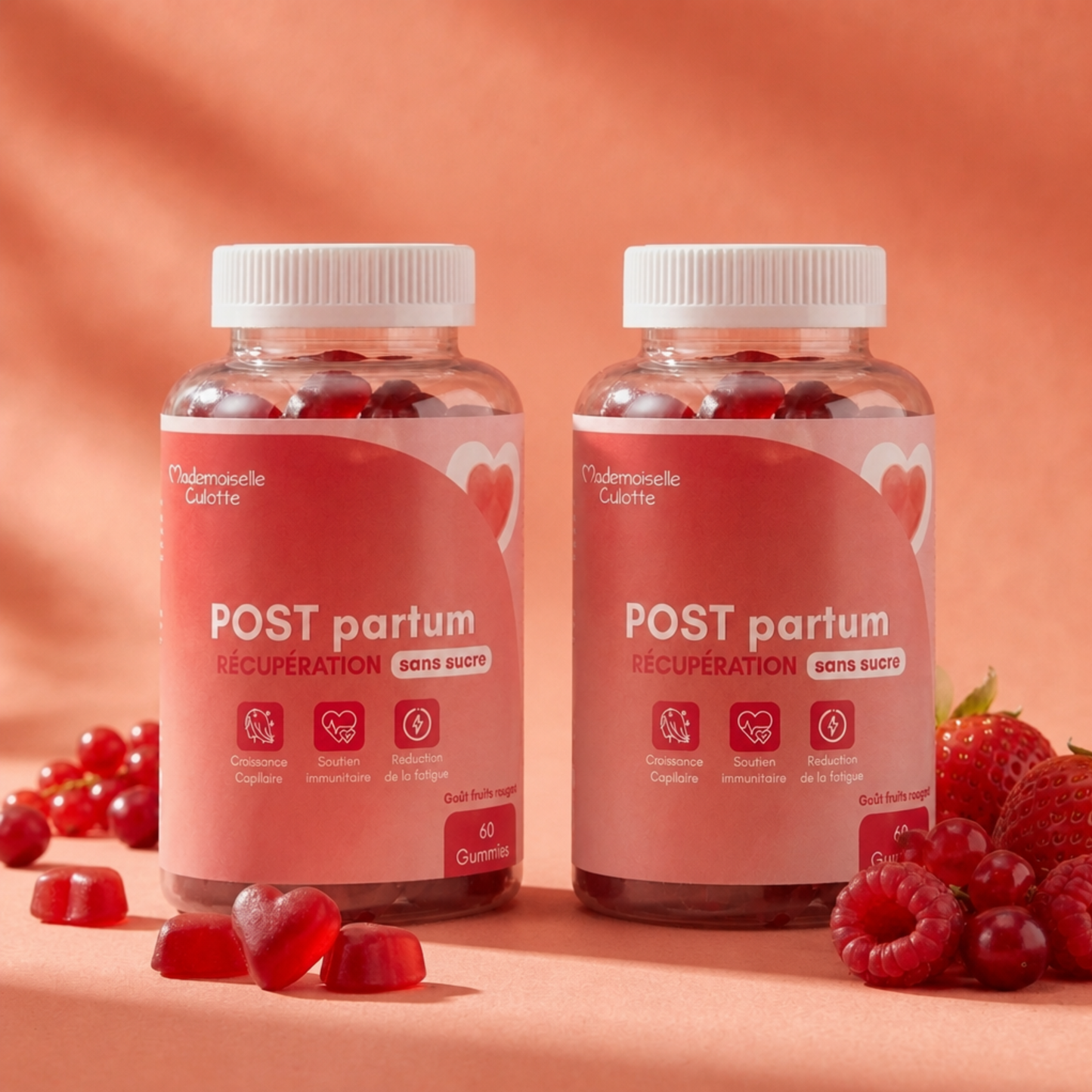 pack 2 flacons gummies post partum