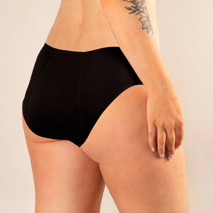 Culotte menstruelle Amélie noir dos