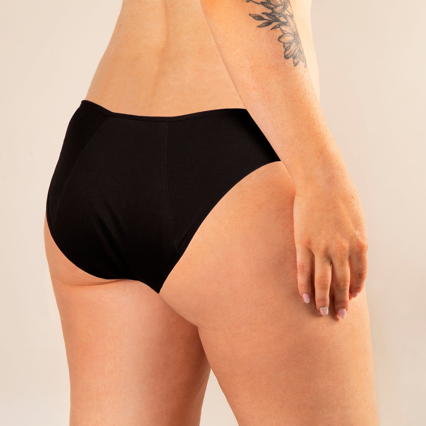 Culotte menstruelle Doriane noir dos