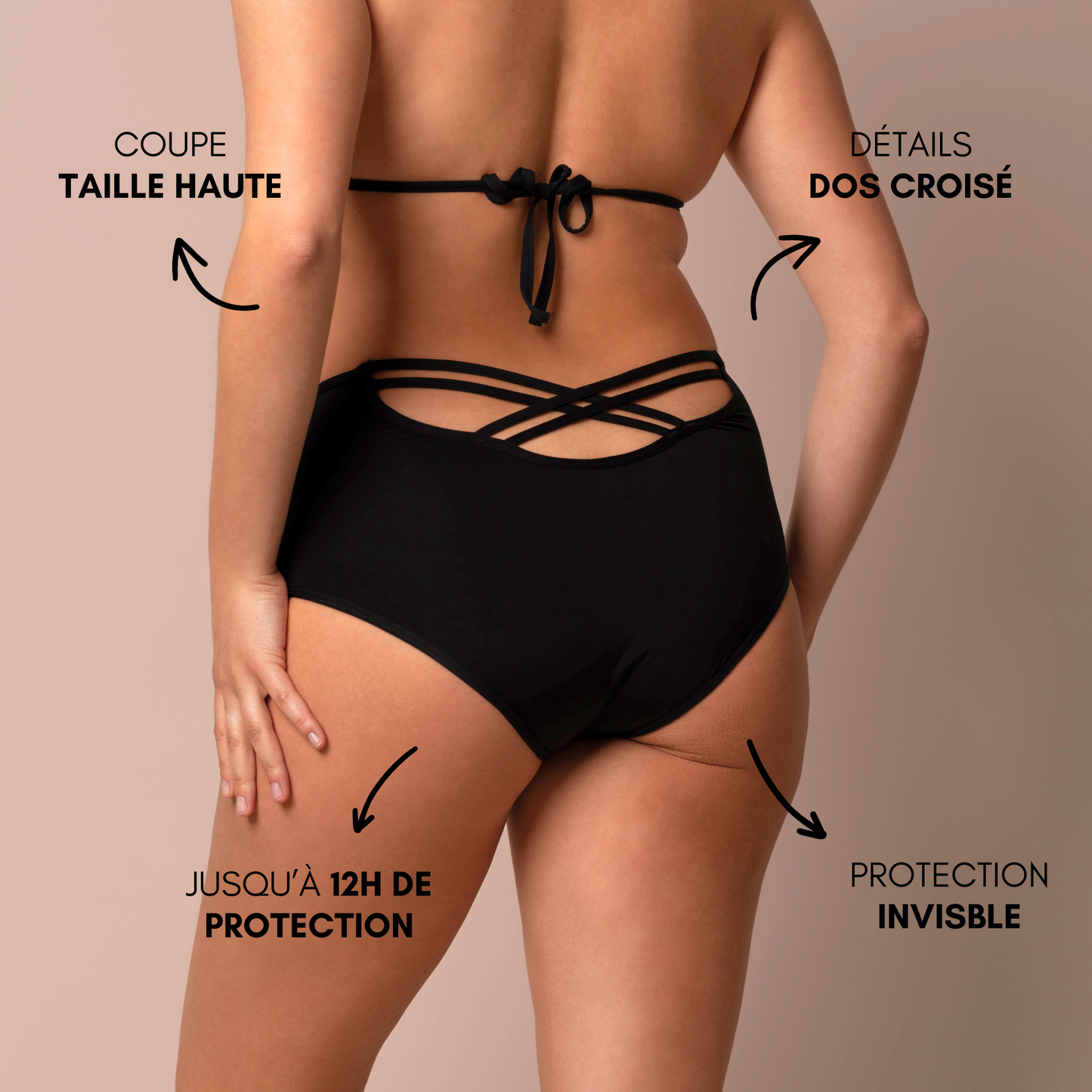 Maillot de bain menstruel Ambre (Nouveauté)