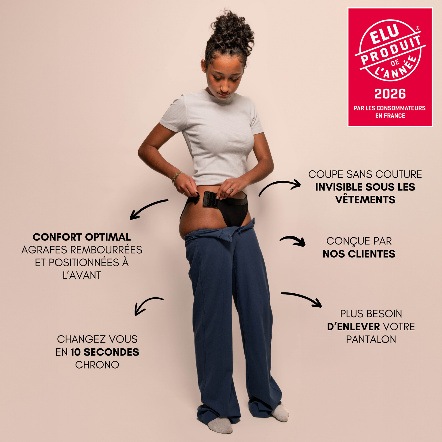 Culotte Menstruelle Ados Arya détachable (Nouveauté) Produit de l'année 2026  ✨