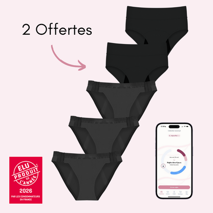 Pack Liberté : 3 Arya détachables + 2 Céleste respirantes Offertes