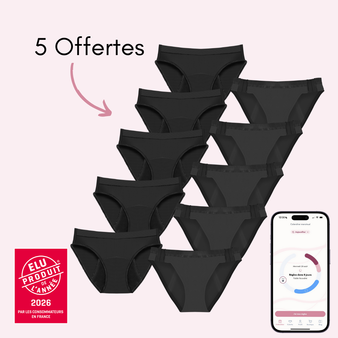 Pack Liberté : 5 Arya détachables + 5 Aurore respirantes Offertes