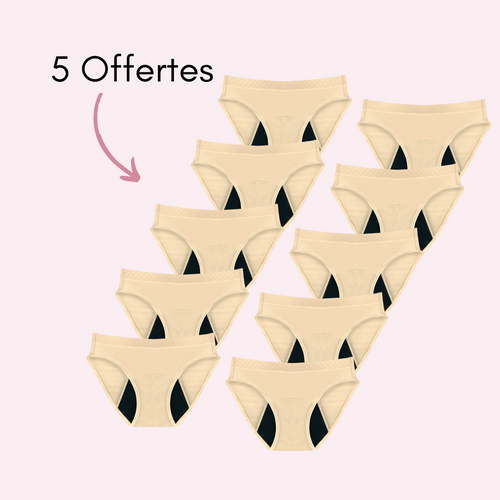 Beige 5 pièces + 5 OFFERTES