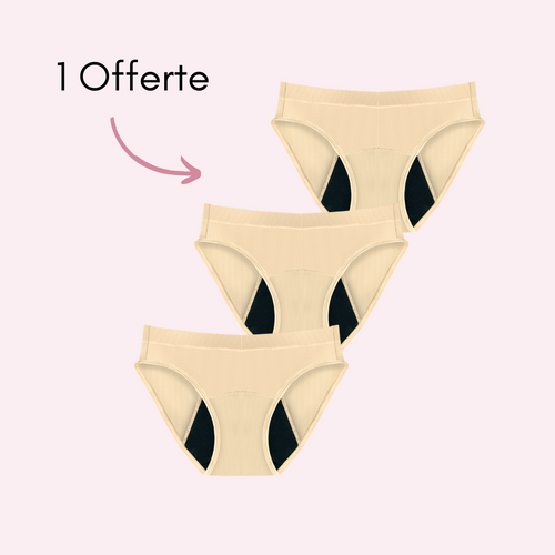 Beige 2 pièces + 1 OFFERTE