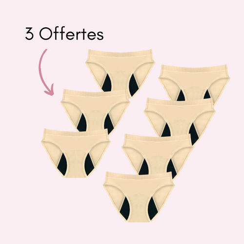 Beige 4 pièces + 3 OFFERTES