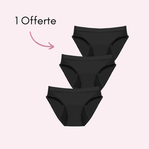 Noir 2 pièces + 1 OFFERTE