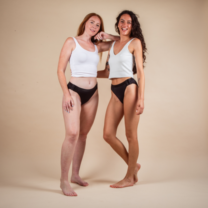 Culotte Menstruelle Respirante Détachable Claire