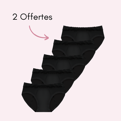 Culotte menstruelle Camille pack x5