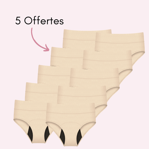 Beige 5 pièces + 5 OFFERTES