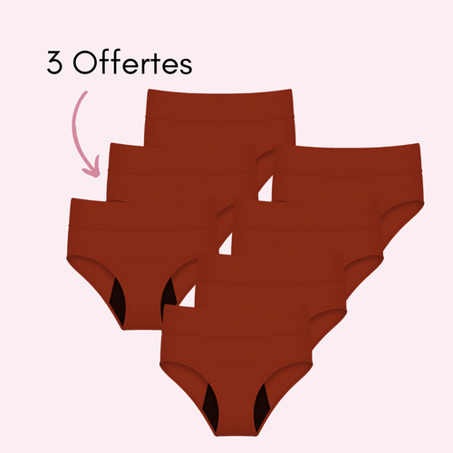 Marron 4 pièces + 3 OFFERTES
