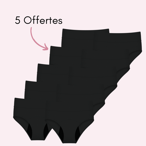 Noir 5 pièces + 5 OFFERTES