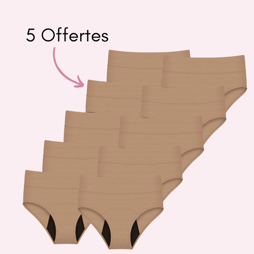 Taupe 5 pièces + 5 OFFERTES