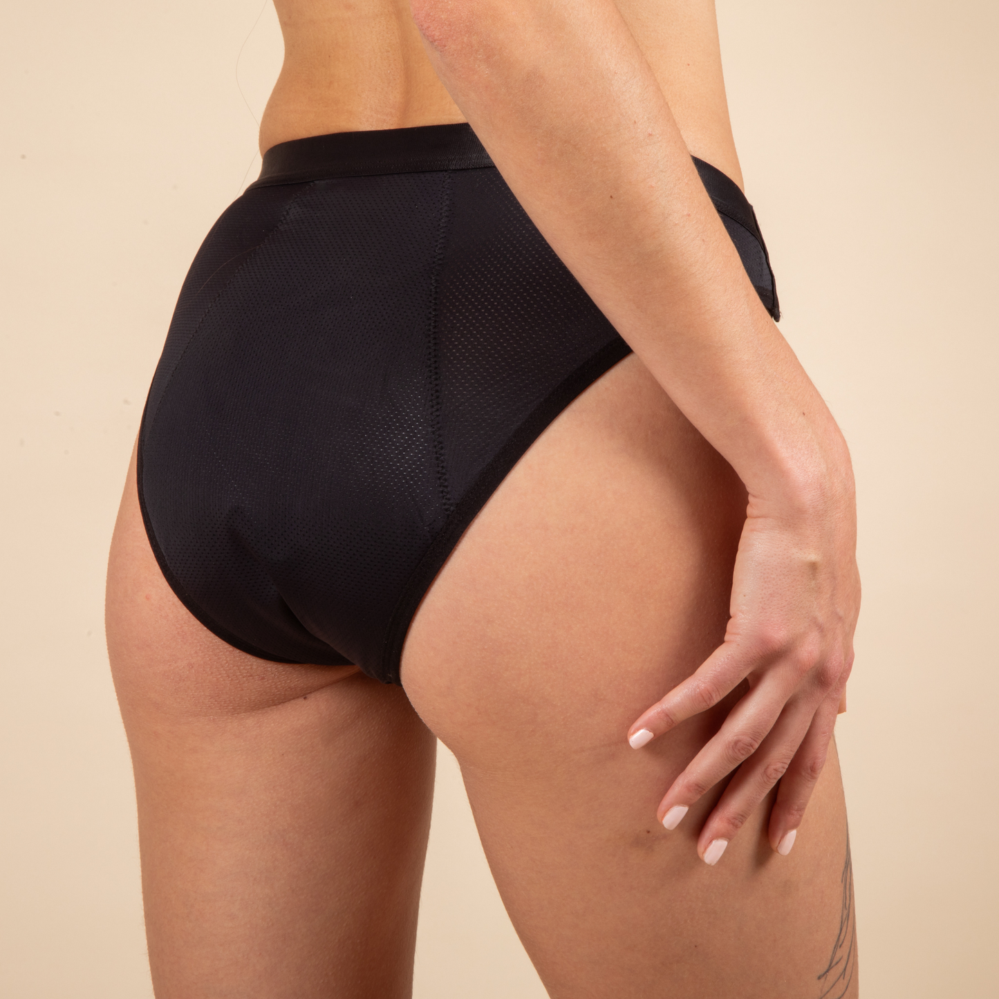 Culotte Menstruelle Respirante Détachable Claire