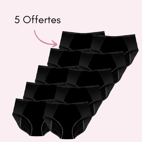 Noir 5 pièces + 5 OFFERTES