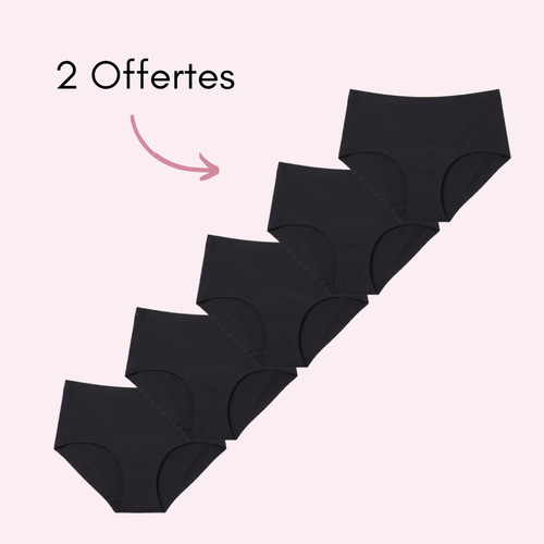 Noir 3 pièces + 2 OFFERTES