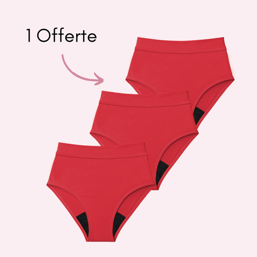 Rouge 2 pièces + 1 OFFERTE