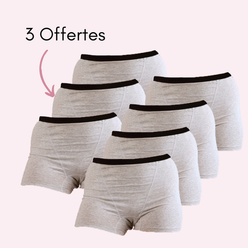 Gris 4 pièces + 3 OFFERTES