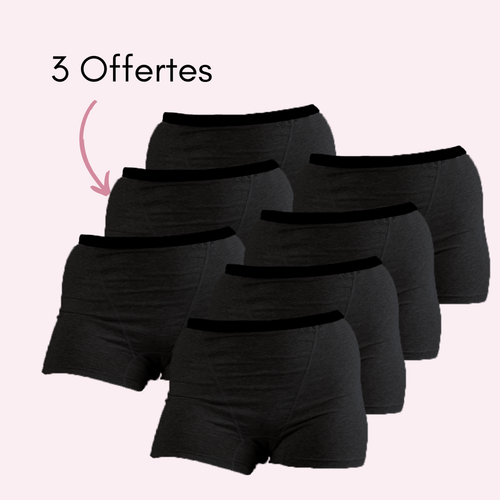 Noir 4 pièces + 3 OFFERTES