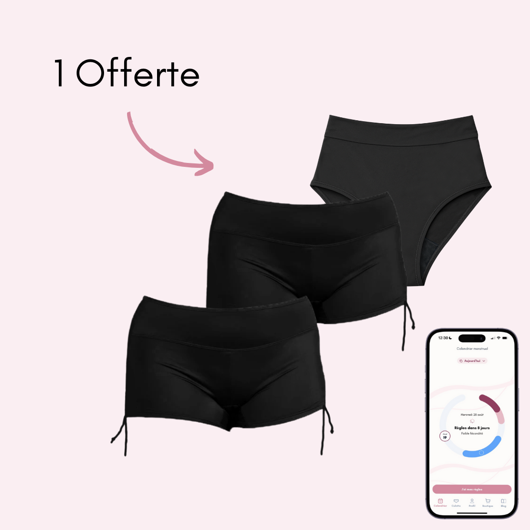 Pack Maillot : 2 boxers Morgane + 1 Maillot Eléonore Offert