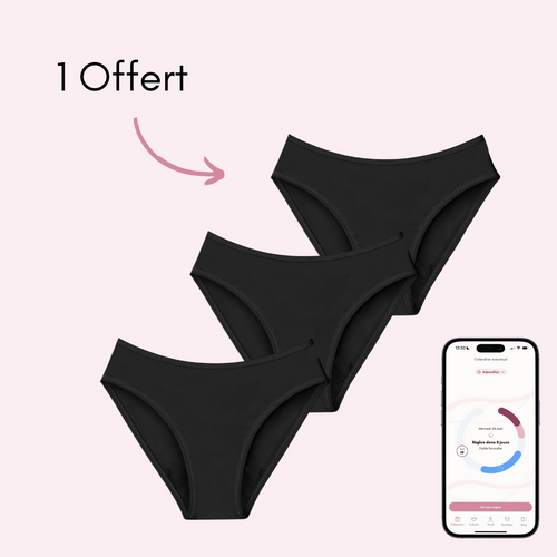 Noir 2 pièces + 1 OFFERTE