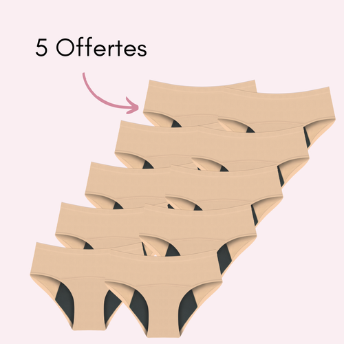 Beige 5 pièces + 5 OFFERTES